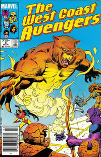 Cover Thumbnail for West Coast Avengers (Marvel, 1985 series) #6 [Newsstand]