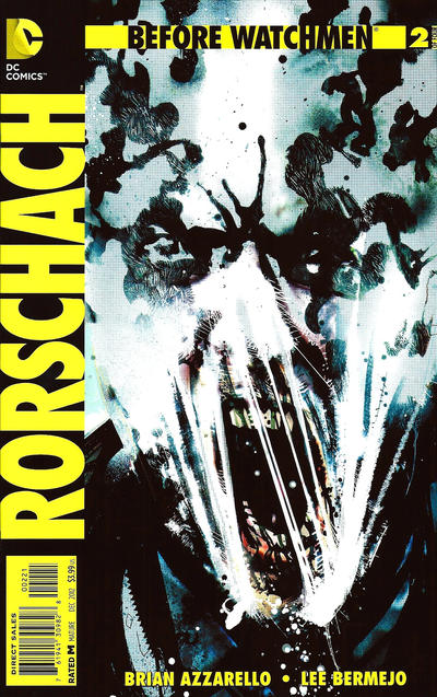 Cover for Before Watchmen: Rorschach (DC, 2012 series) #2 [Jock Cover]
