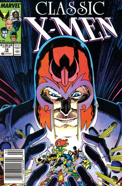 Cover for Classic X-Men (Marvel, 1986 series) #18 [Newsstand]