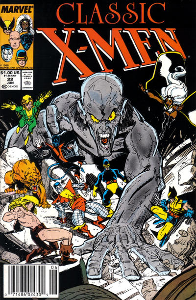 Cover for Classic X-Men (Marvel, 1986 series) #22 [Newsstand]