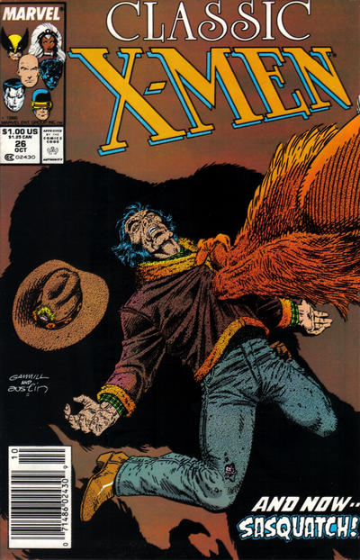 Cover for Classic X-Men (Marvel, 1986 series) #26 [Newsstand]