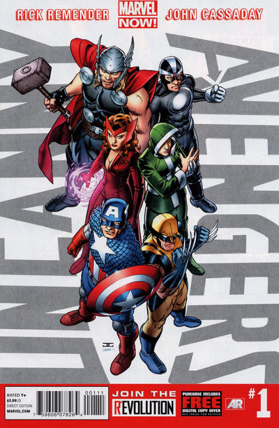 Cover for Uncanny Avengers (Marvel, 2012 series) #1