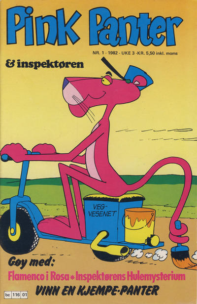 Cover for Pink Panter (Semic, 1977 series) #1/1982