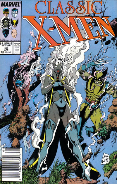 Cover for Classic X-Men (Marvel, 1986 series) #32 [Newsstand]
