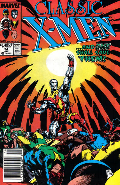 Cover for Classic X-Men (Marvel, 1986 series) #34 [Newsstand]