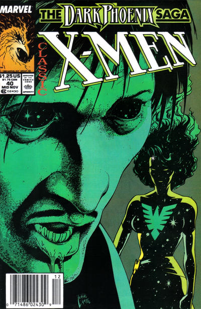 Cover for Classic X-Men (Marvel, 1986 series) #40 [Newsstand]