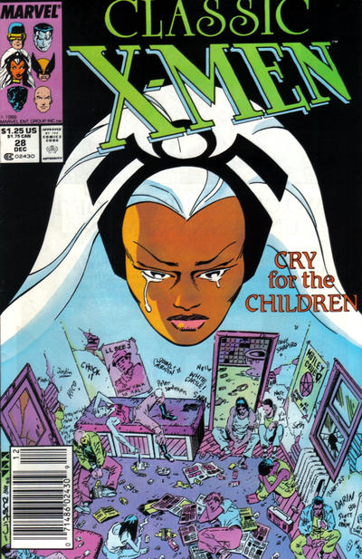 Cover for Classic X-Men (Marvel, 1986 series) #28 [Newsstand]