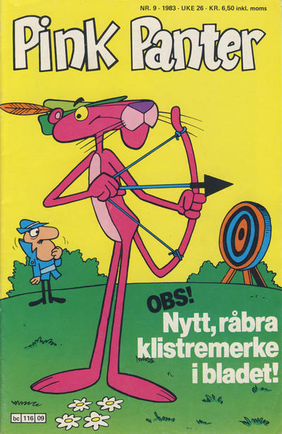 Cover for Pink Panter (Semic, 1977 series) #9/1983