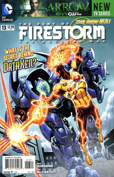 Cover for The Fury of Firestorm: The Nuclear Man (DC, 2012 series) #13