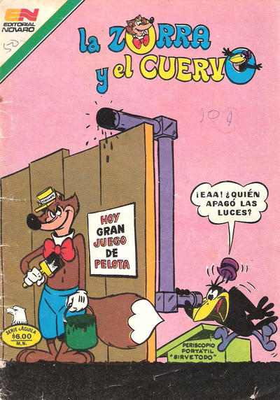 Cover for La Zorra y el Cuervo (Editorial Novaro, 1952 series) #526