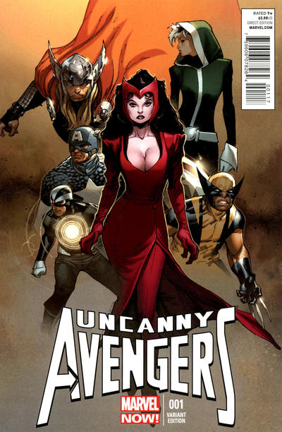 Cover for Uncanny Avengers (Marvel, 2012 series) #1 [Olivier Coipel Variant]