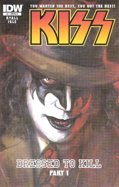 Cover for Kiss (IDW, 2012 series) #1 [Cover RI-A by Michael Gaydos]
