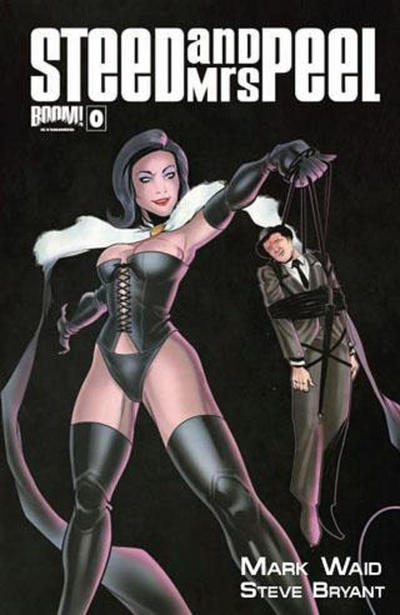 Cover for Steed and Mrs. Peel (Boom! Studios, 2012 series) #0 [cover B Joshua Covey Black Queen]