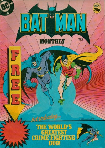 Cover for Batman Monthly (Egmont UK, 1988 series) #1