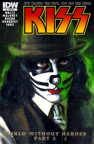 Cover for Kiss (IDW, 2012 series) #4 [Cover RI-A by Michael Gaydos]