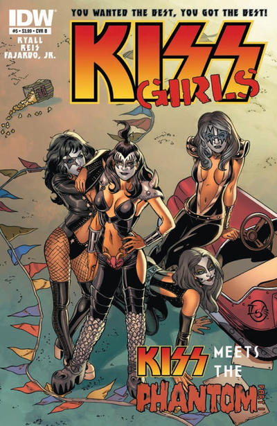 Cover for Kiss (IDW, 2012 series) #5 [Cover B by Jamal Igle]
