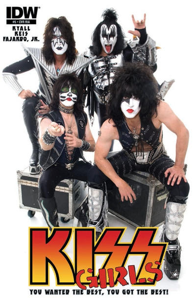 Cover for Kiss (IDW, 2012 series) #5 [Cover RI-A - Photo (band photo)]