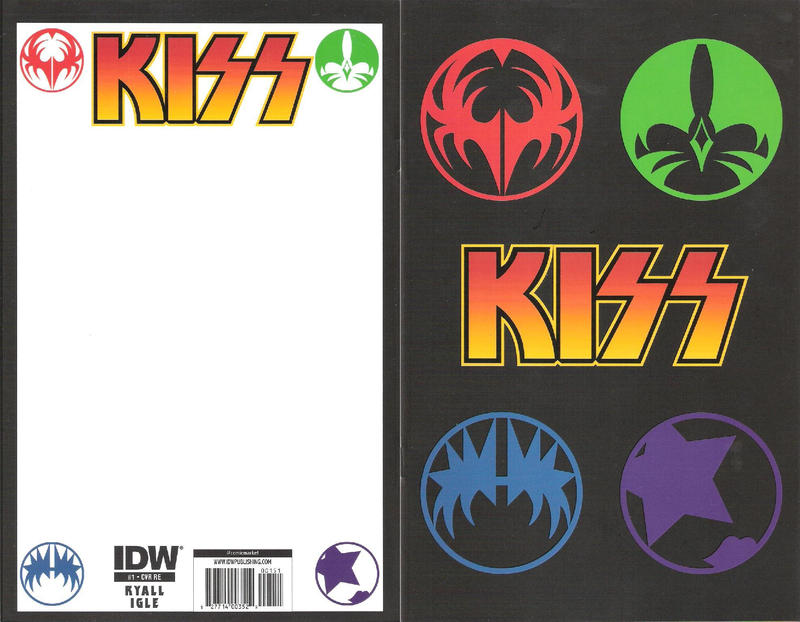Cover for Kiss (IDW, 2012 series) #1 [Cover RE - Jetpack Comics / Larry's Comics Shared Exclusive]