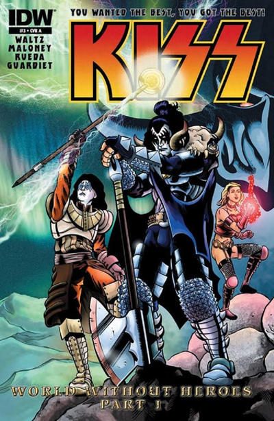 Cover for Kiss (IDW, 2012 series) #3 [Cover A Casey Maloney]