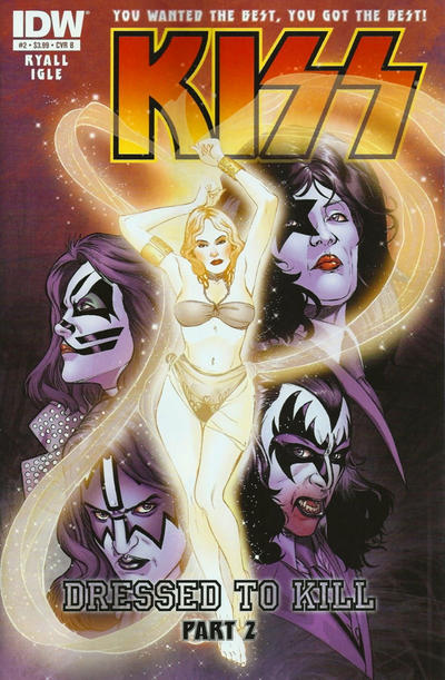 Cover for Kiss (IDW, 2012 series) #2 [Cover B Jamal Igle]