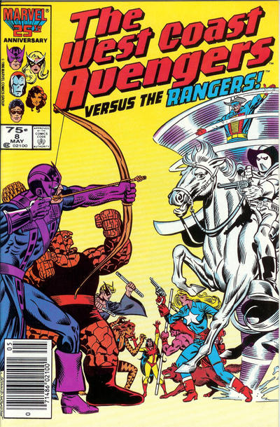 Cover for West Coast Avengers (Marvel, 1985 series) #8 [Newsstand]