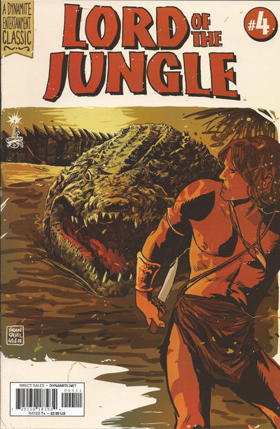 Cover for Lord of the Jungle (Dynamite Entertainment, 2012 series) #4 [Cover C Francesco Francavilla]