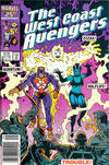 Cover Thumbnail for West Coast Avengers (1985 series) #12 [Newsstand]