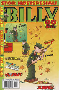 Cover Thumbnail for Billy (Hjemmet / Egmont, 1998 series) #20/2012