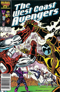 Cover for West Coast Avengers (Marvel, 1985 series) #11 [Newsstand]