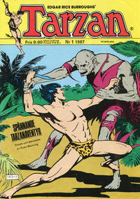 Cover Thumbnail for Tarzan (Atlantic Förlags AB, 1977 series) #1/1987