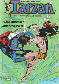 Cover for Tarzan (Atlantic Förlags AB, 1977 series) #13/1980
