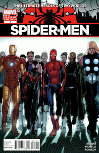 Cover Thumbnail for Spider-Men (Marvel, 2012 series) #5 [Variant Edition - Sara Pichelli Cover]