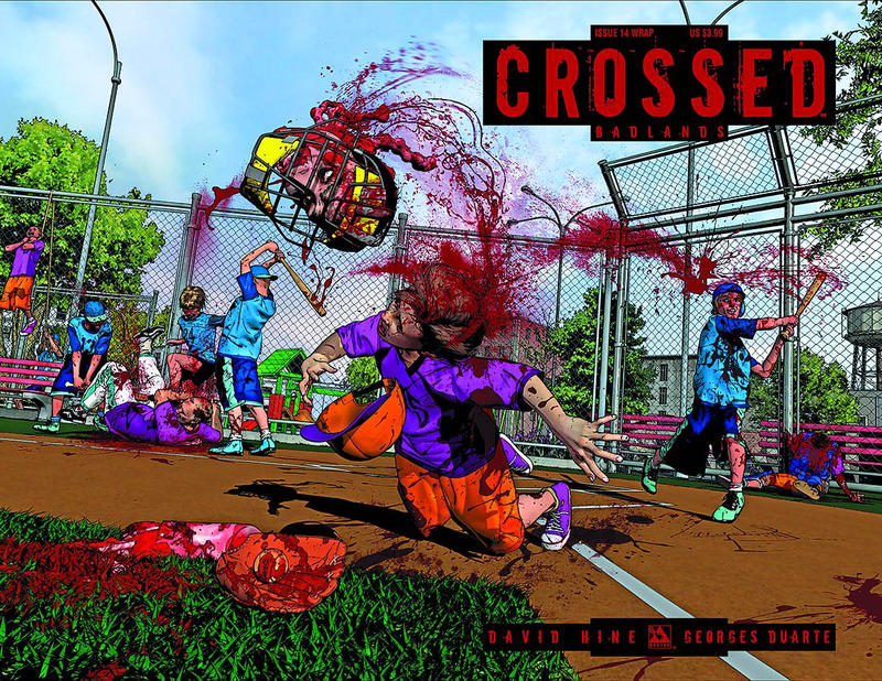 Cover for Crossed Badlands (Avatar Press, 2012 series) #14 [Wraparound Cover - Oscar Jimenez]