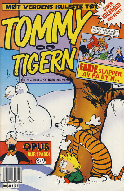Cover for Tommy og Tigern (Bladkompaniet / Schibsted, 1989 series) #1/1994