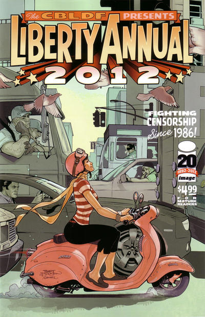 Cover for The CBLDF Presents Liberty Annual (Image, 2010 series) #2012 [Rachel and Terry Dodson Cover]
