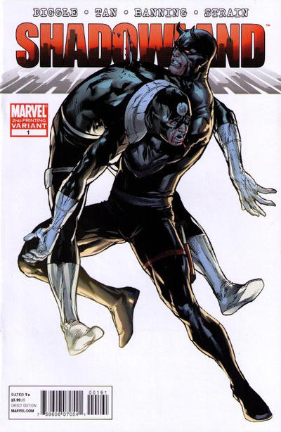 Cover for Shadowland (Marvel, 2010 series) #1 [Billy Tan Second Printing Bullseye Assault Variant Cover]