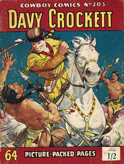 Cover for Cowboy Comics (Amalgamated Press, 1950 series) #203