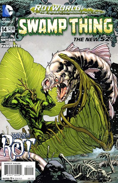Cover for Swamp Thing (DC, 2011 series) #14