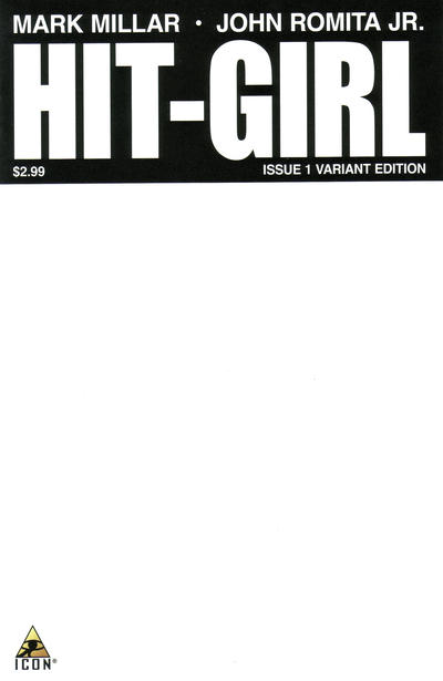 Cover for Hit-Girl (Marvel, 2012 series) #1 [Blank Cover]