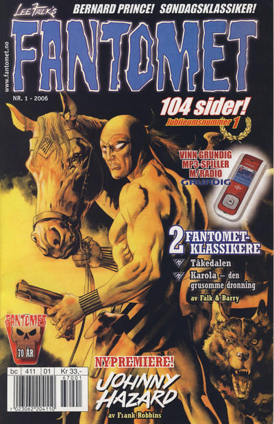 Cover for Fantomet (Hjemmet / Egmont, 1998 series) #1/2006