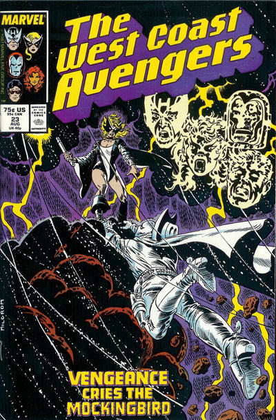 Cover for West Coast Avengers (Marvel, 1985 series) #23 [Direct]