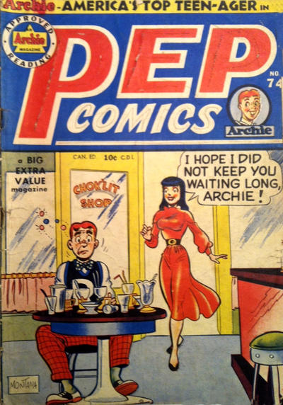 Cover for Pep Comics (Bell Features, 1948 series) #74
