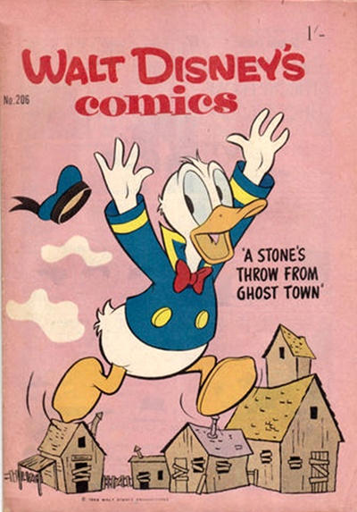 Cover for Walt Disney's Comics (W. G. Publications; Wogan Publications, 1946 series) #206