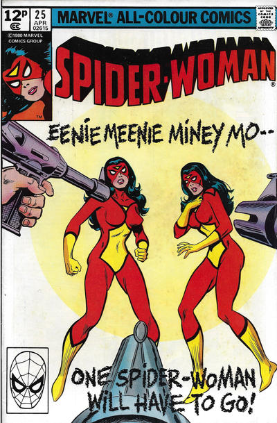 Cover for Spider-Woman (Marvel, 1978 series) #25 [British]