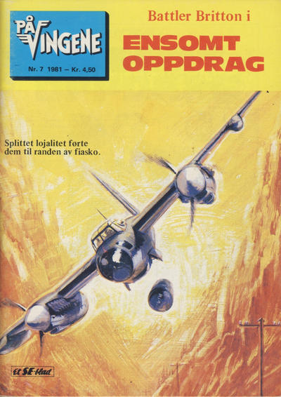 Cover for På Vingene (Serieforlaget / Se-Bladene / Stabenfeldt, 1963 series) #7/1981