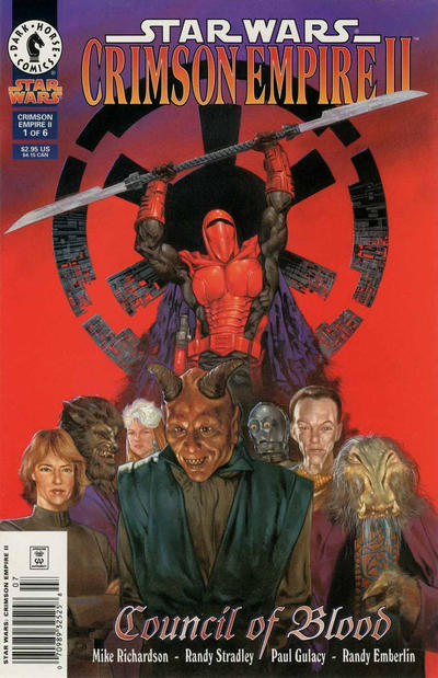 Cover for Star Wars Crimson Empire II: Council of Blood (Dark Horse, 1998 series) #1 [Newsstand]