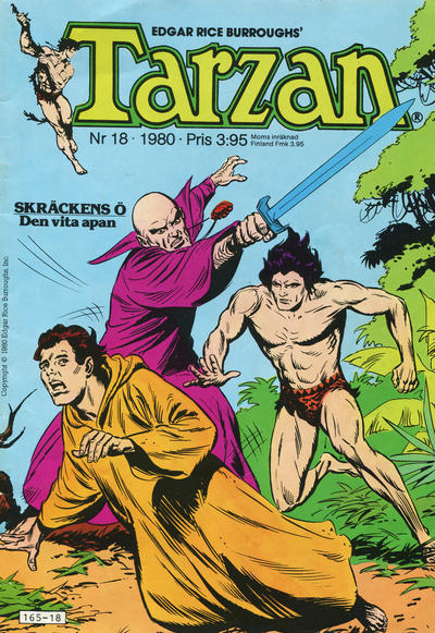 Cover for Tarzan (Atlantic Förlags AB, 1977 series) #18/1980