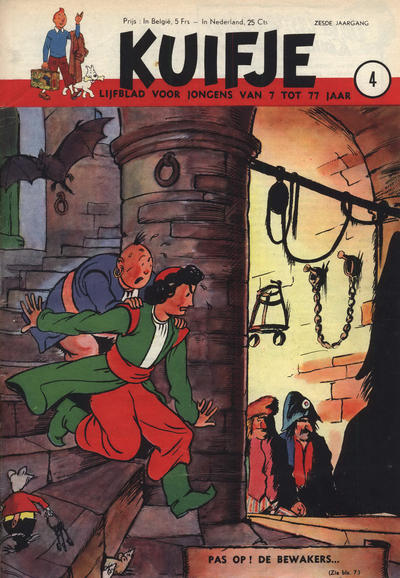 Cover for Kuifje (Le Lombard, 1946 series) #4/1951