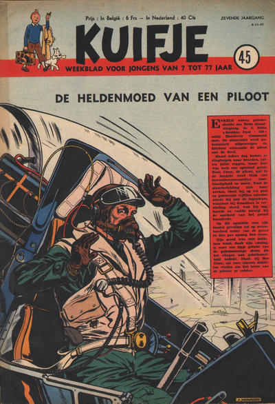 Cover for Kuifje (Le Lombard, 1946 series) #45/1952