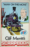 Cover for Cliff Merritt's Scrapbook "Man on the Move" (Brotherhood of Railroad Trainmen, 1969 ? series) 